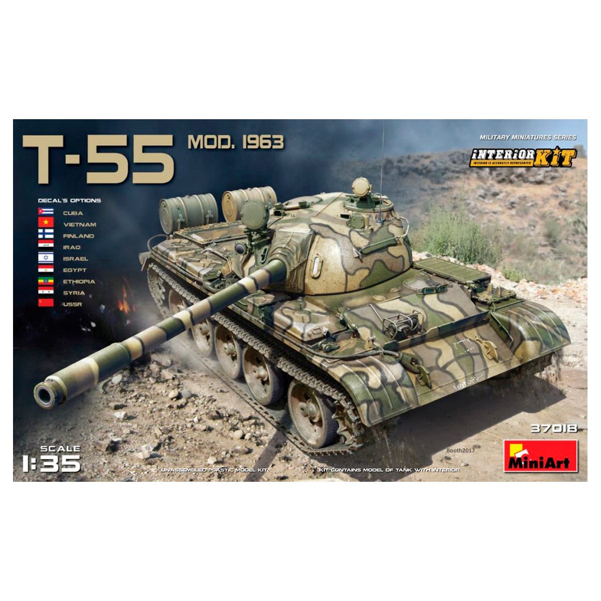 MiniArt 1/35 T-55 Mod. 1963 Interior Kit – MA37018