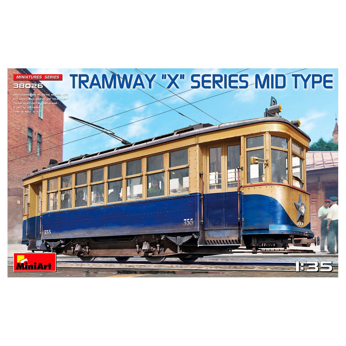 MiniArt 1/35 Tramway X-Series Mid Type – MA38026