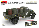 MiniArt 1/35 U.S. ARMY G7107 4X4 1.5t CARGO TRUCK Plastic Model Kit