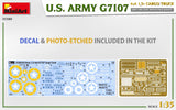 MiniArt 1/35 U.S. ARMY G7107 4X4 1.5t CARGO TRUCK Plastic Model Kit