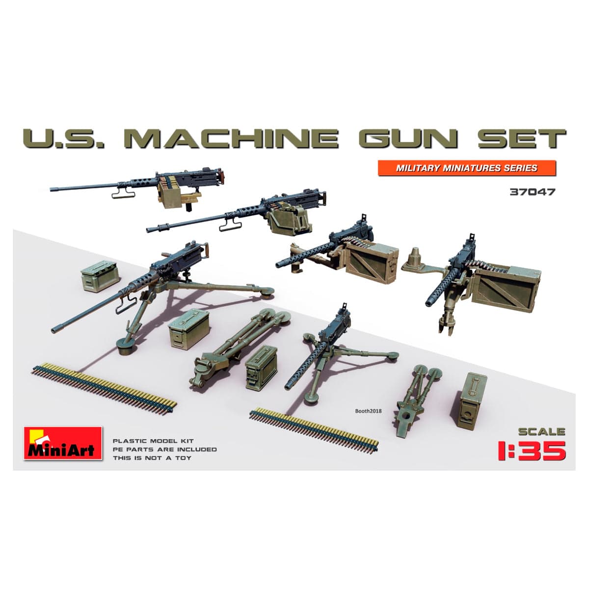 MiniArt 1/35 U.S. Machine Gun Set – MA37047