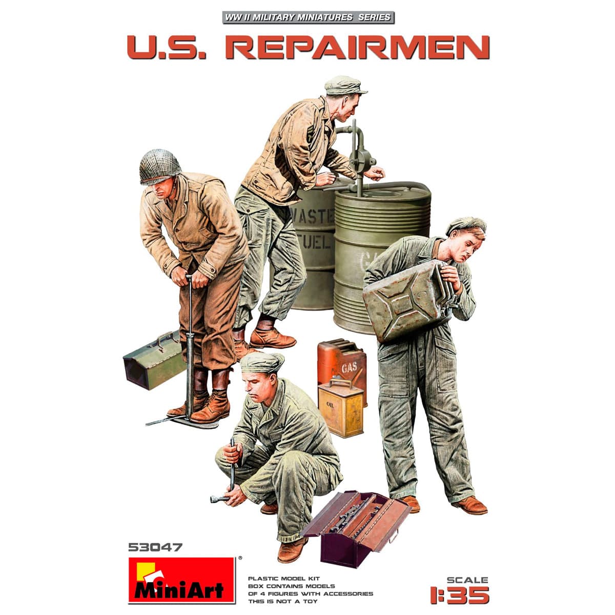 MiniArt 1/35 U.S. Repairmen – MA53047