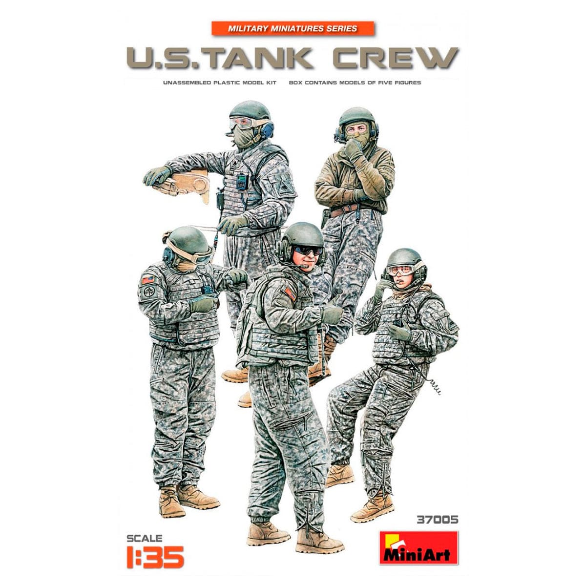 MiniArt 1/35 U.S. Tank Crew – MA37005