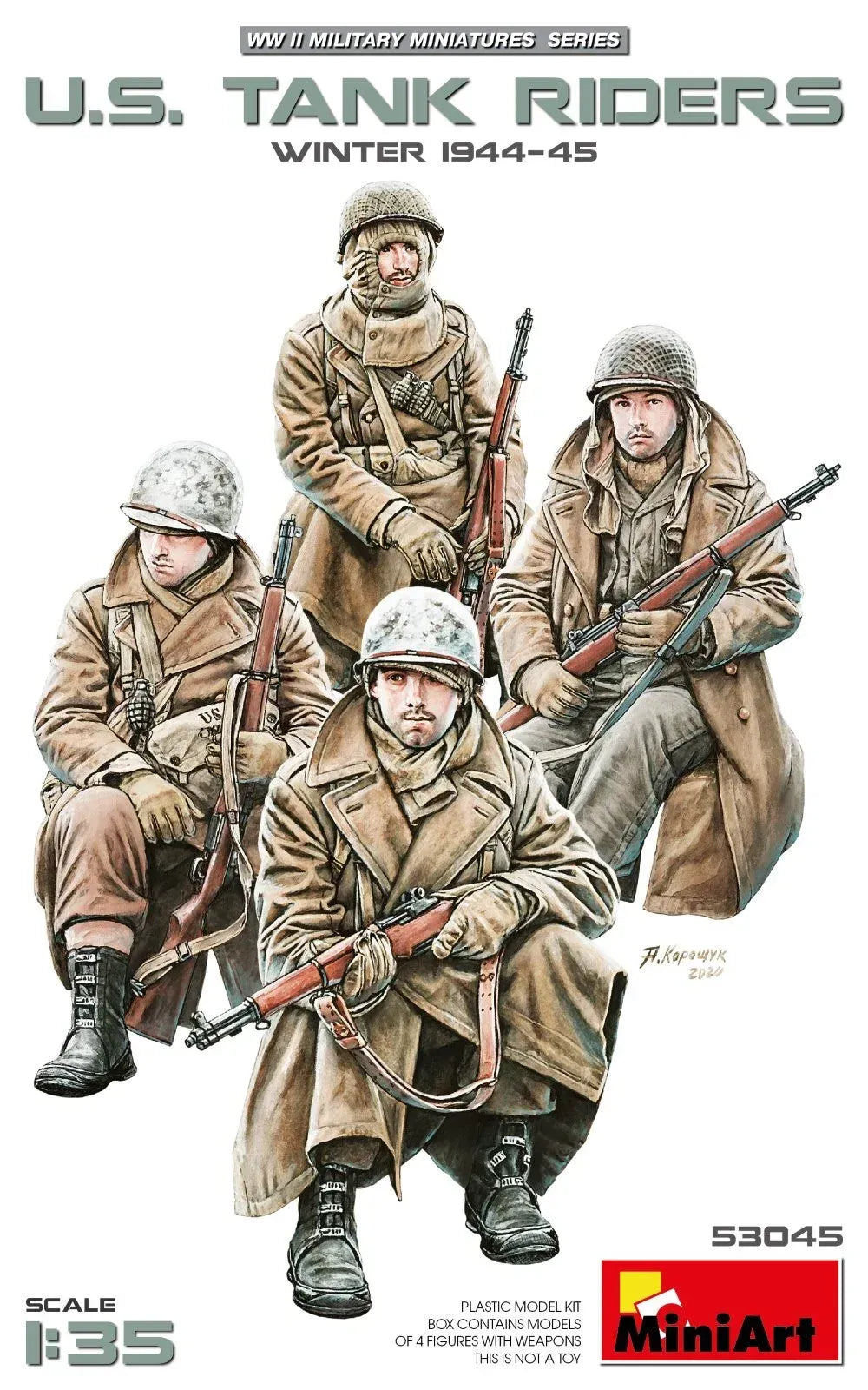 MiniArt 1/35 U.S. Tank Riders Winter 1944-45 – MA53045