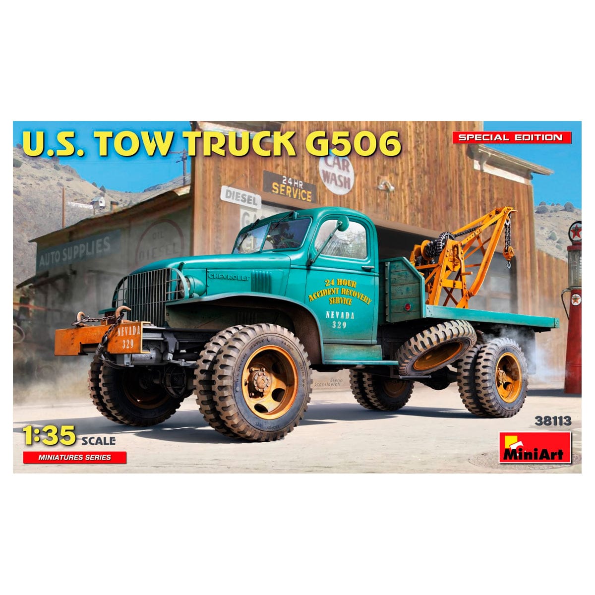MiniArt 1/35 U.S. Tow Truck G506 Special Edition – MA38113