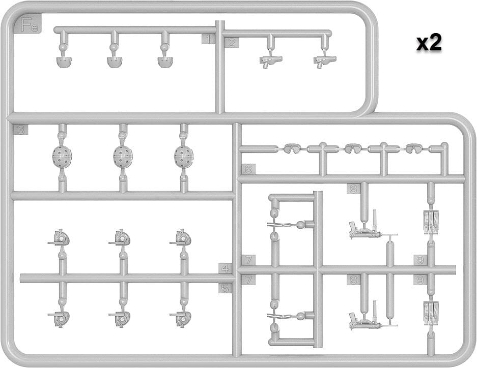 MiniArt 1/35 U.S. Weapons & Equipment for Tank Crew & Infantry Plastic Model Kit