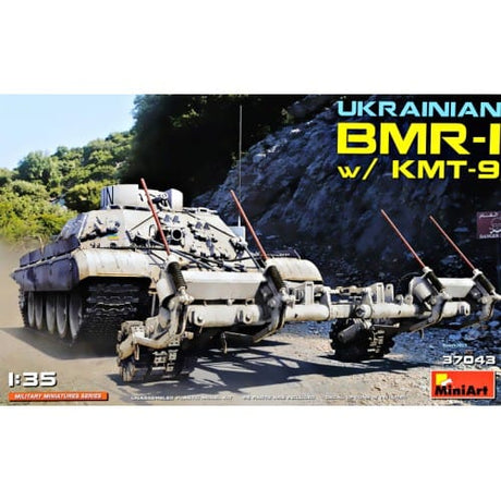 MiniArt 37043 Ukrainian BMR-1 with KMT-9 box front