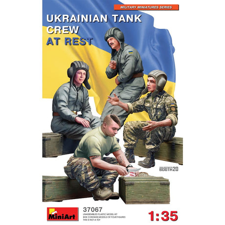 MiniArt 37067 Ukrainian Tank Crew at Rest front box art
