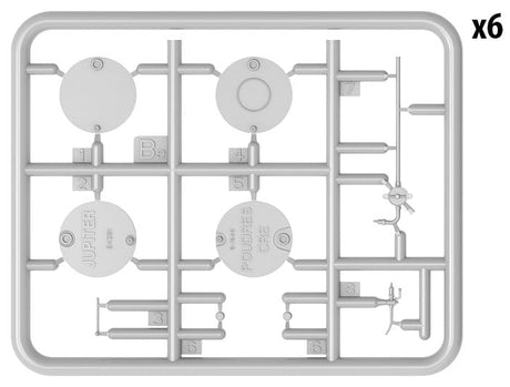 Miniart 1/35 US Fuel Drums 55 Gallons Plastic Model Kit [35592]