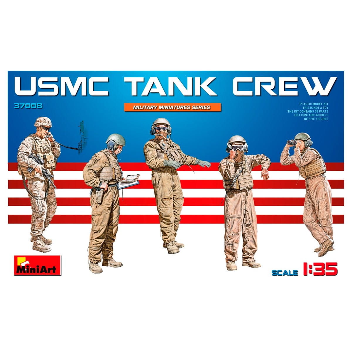 MiniArt 1/35 USMC Tank Crew – MA37008