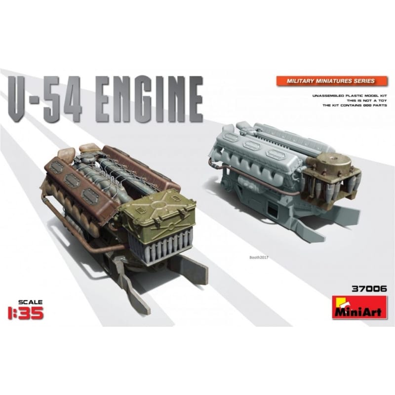 MiniArt 37006 V-54 Engine kit box front