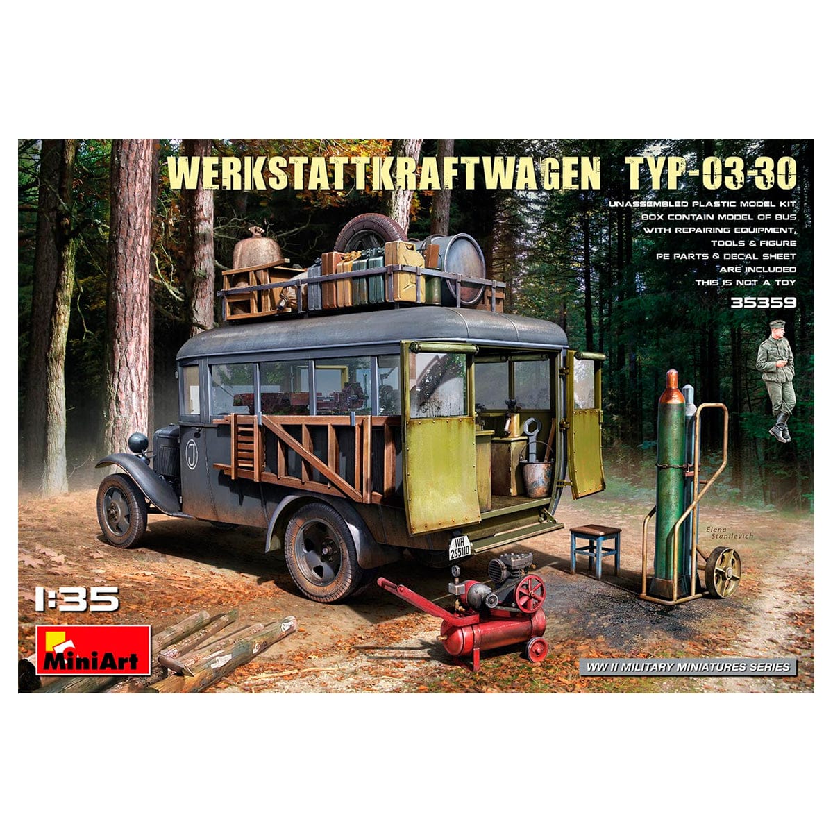 MiniArt 1/35 Werkstattkraftwagen Typ-03-30 – MA35359