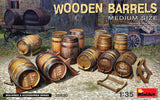 MiniArt 1/35 Wooden Barrels. Medium Size Plastic Model Kit