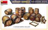 MiniArt 1/35 Wooden Barrels. Medium Size Plastic Model Kit