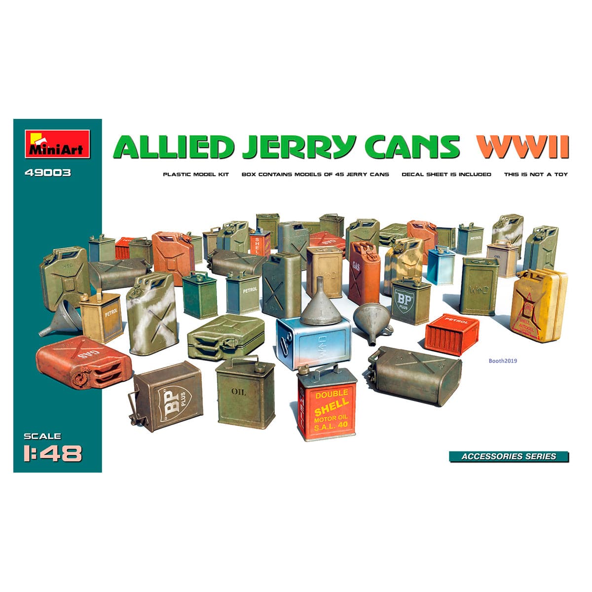 MiniArt 1/48 Allied Jerry Cans WW2 – MA49003