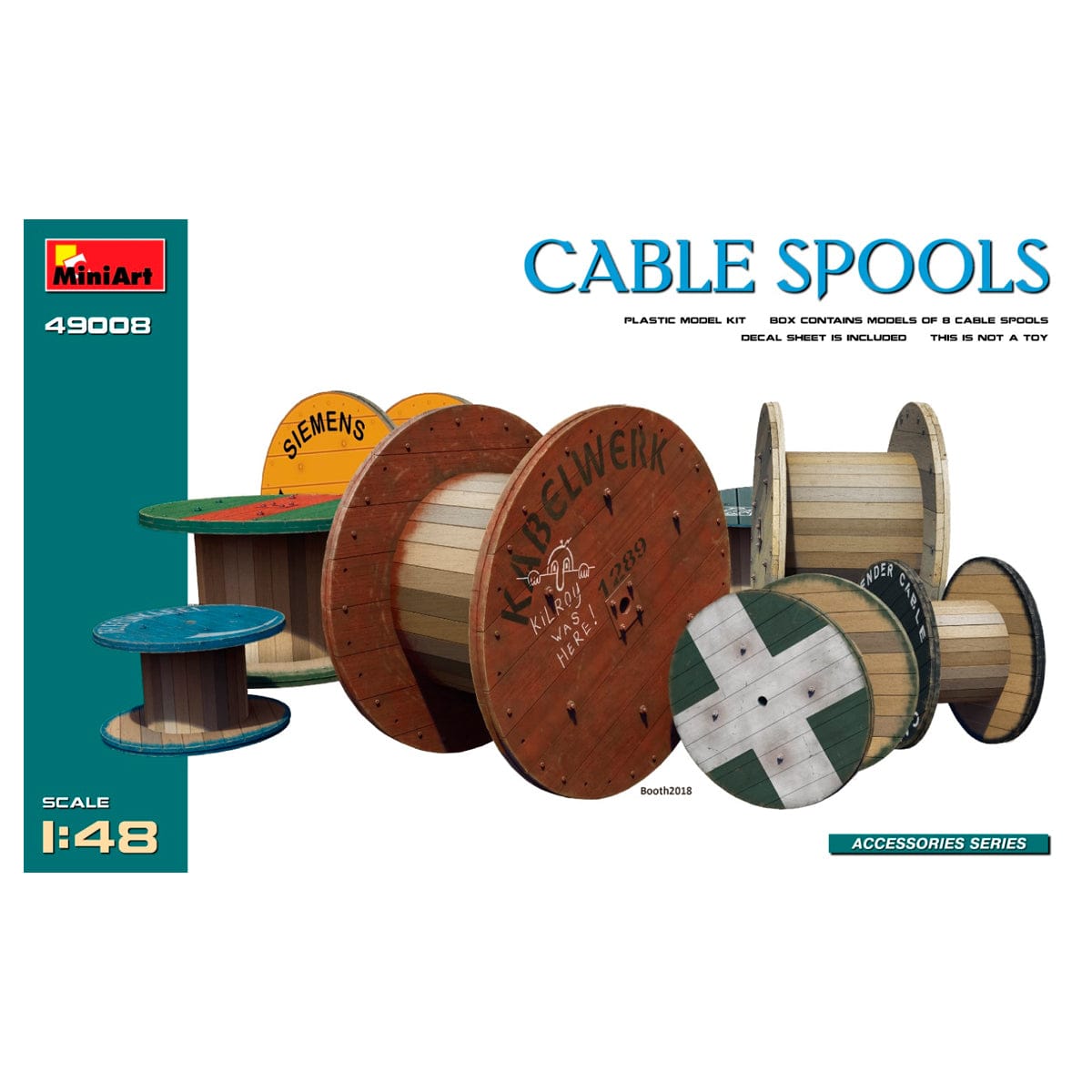 MiniArt 1/48 Cable Spools – MA49008