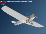 MiniArt 1/48 Junkers F13. Mid Prod. German. Polish. Swiss Service Plastic Model Kit