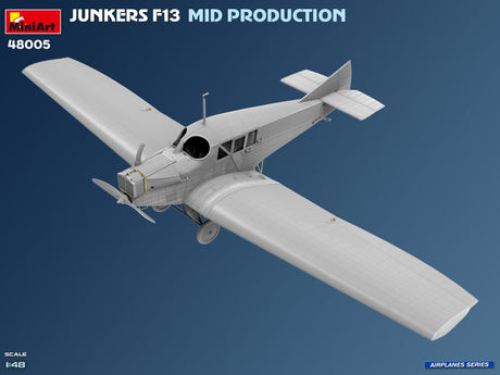 MiniArt 1/48 Junkers F13. Mid Prod. German. Polish. Swiss Service Plastic Model Kit