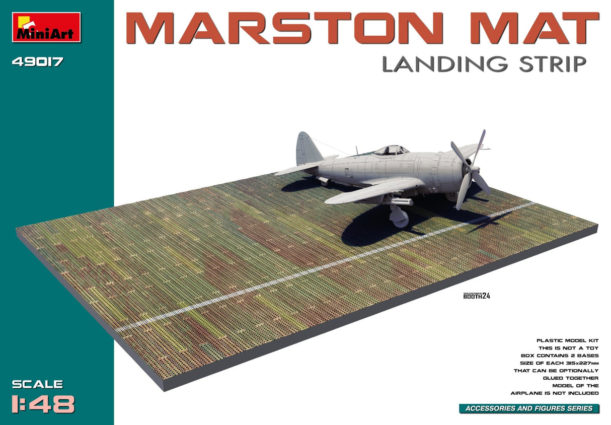MiniArt 1/48 Marston Mat Landing Strip Plastic Model Kit