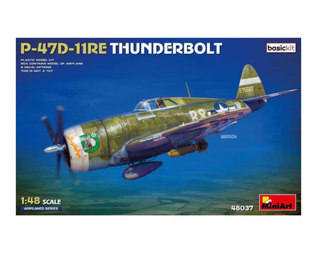 MiniArt 48037 P-47D-11RE Thunderbolt Basic Kit front box art