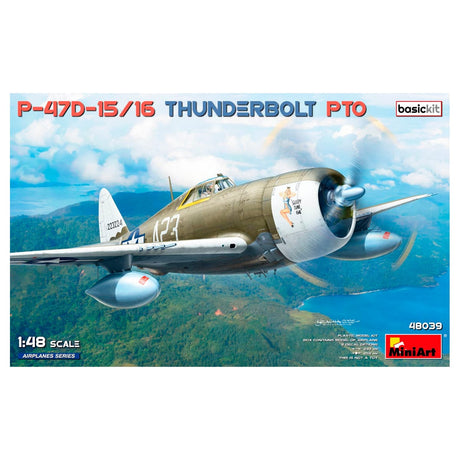 MiniArt 1/48 P-47D-15/16 Thunderbolt PTO Basic Kit – MA48039