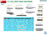 MiniArt 1/48 U.S. Fuel Drop Tanks and Bombs Plastic Model Kit