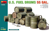 MiniArt 1/48 U.S. Fuel Drums 55 Gal. Plastic Model Kit
