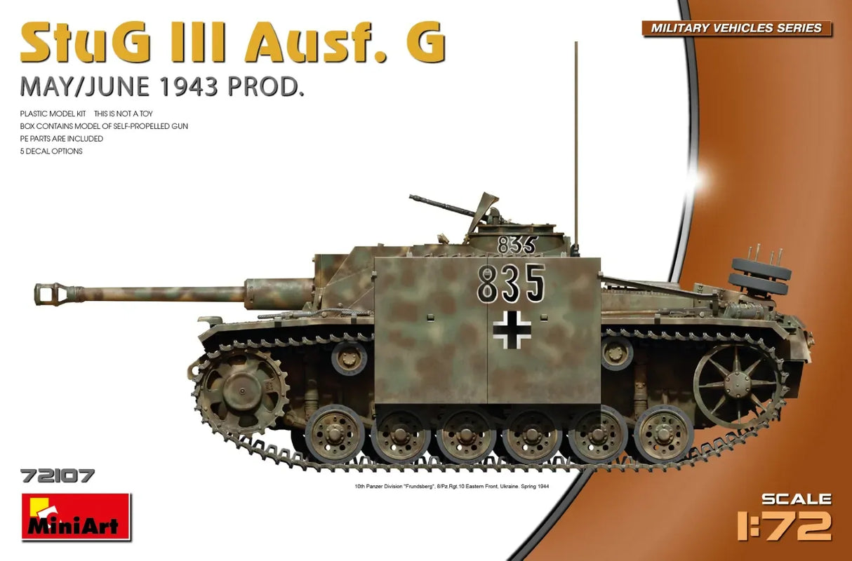 MiniArt 1/72 StuG III Ausf. G May/June 1943 Production – MA72107