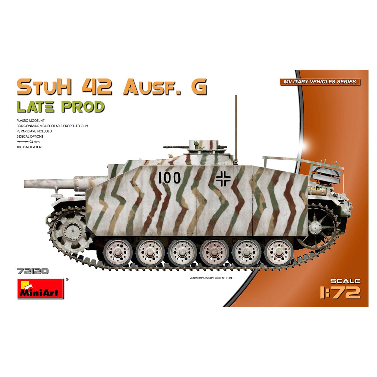 MiniArt 1/72 StuH 42 Ausf. G Late Production – MA72120