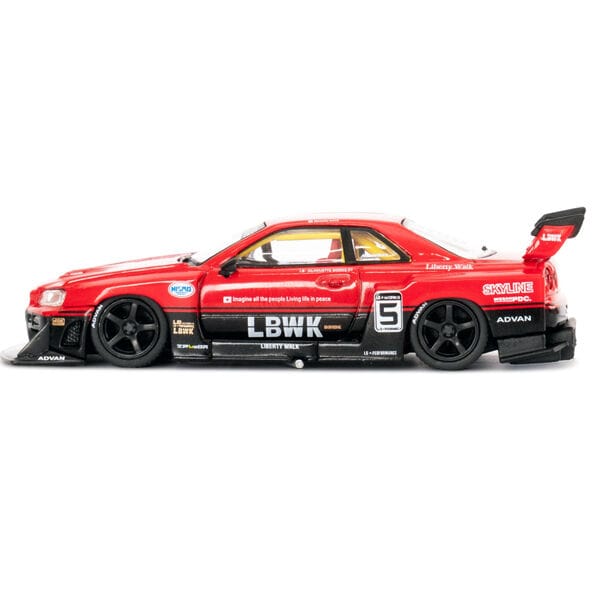 MiniGT 1/64 LB ER34 Super Silhouette Skyline Red/Black
