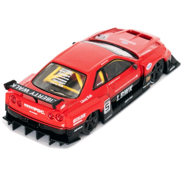 MiniGT 1/64 LB ER34 Super Silhouette Skyline Red/Black