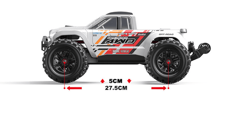 MJX 1/10 V2 Hyper Go 4WD Brushless RC Monster Truck - White [10208] - Hobbytech Toys