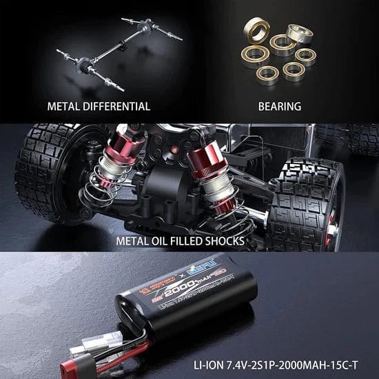 MJX 1/14 Hyper Go 4WD Brushless 2S On Road RC Truck [14301] - Hobbytech Toys