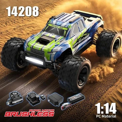 MJX 1/14 Hyper Go Brushless RC Monster Truck RTR [14208]