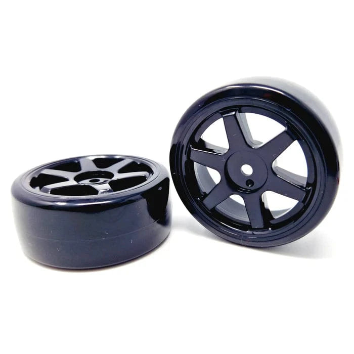 MJX 1/14 Pre-Mounted Drift Wheels (2pcs) [1415C]