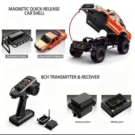 MJX 1/8 ALLROCK 4WD Brushless RC Crawler (Batt & Charger Included)