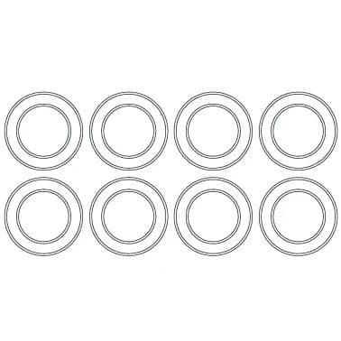 MJX 13x8x4 Bearings (8pcs) [M1810] - Hobbytech Toys