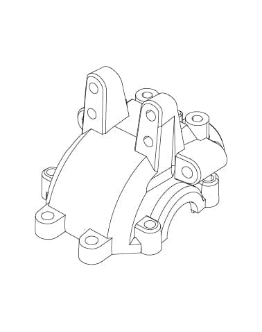 MJX 14160 Front Upper Gearbox Cover