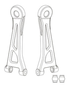 MJX 14210B Front Upper Suspension Arms (2pcs)