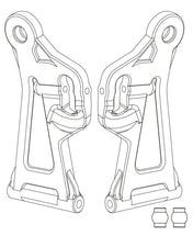 MJX 14220B Front Lower Suspension Arm (2pcs) - Hobbytech Toys
