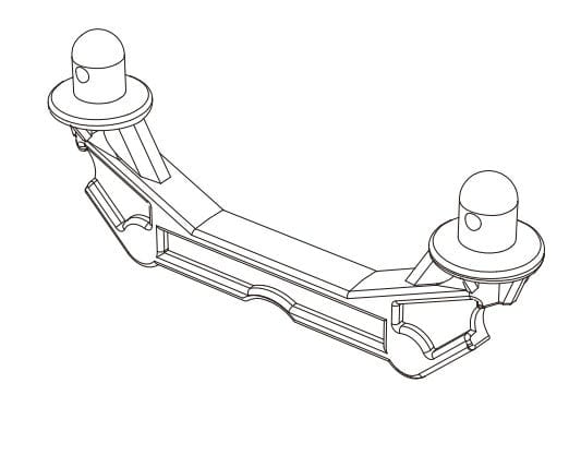 MJX 14280B Front Body Mount