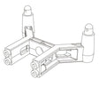 MJX 14281B Rear Body Mount - Hobbytech Toys