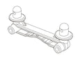MJX 14281C Rear Body Mount - Hobbytech Toys
