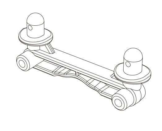 MJX 14281C Rear Body Mount
