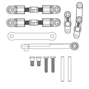 MJX 16430S Steering Assembly - Hobbytech Toys
