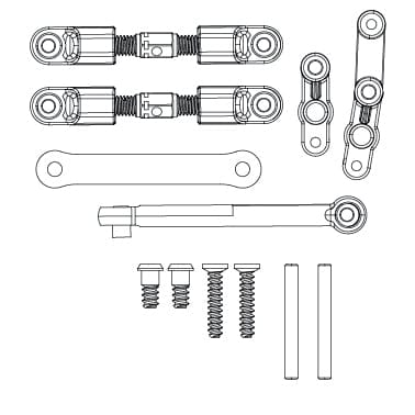 MJX 16430S Steering Assembly - Hobbytech Toys
