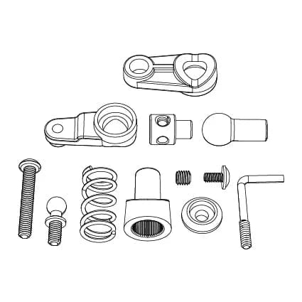 MJX 17g Steering Gear Accessories (Suits MJX H8H AllRock) [P8HV25] - Hobbytech Toys