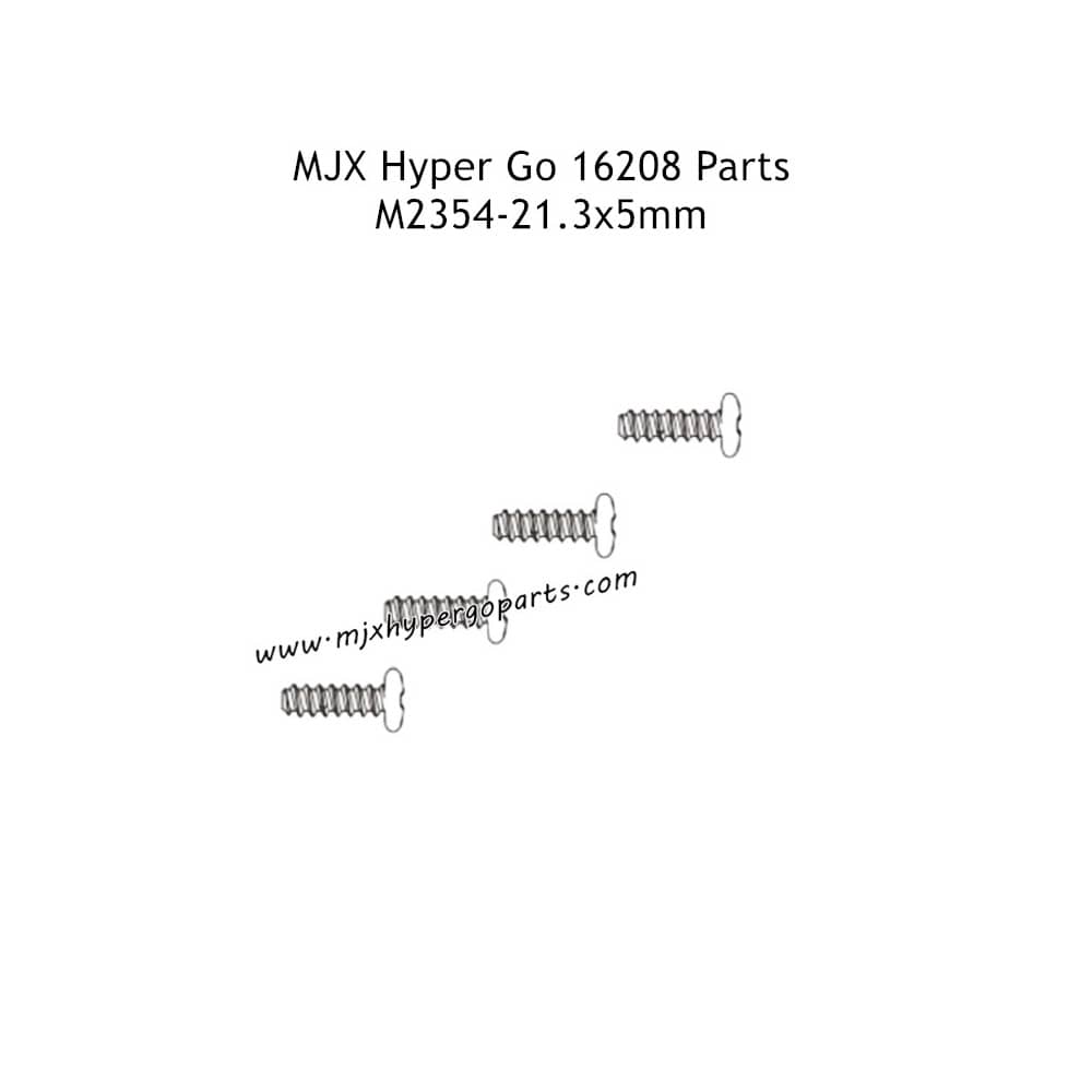 MJX M2354 2.3x5mm round head screws 12pcs