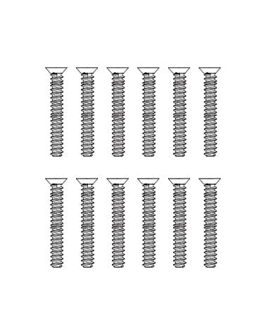 MJX Countersunk Flat Head Screws (12pcs) [M261545] - Hobbytech Toys