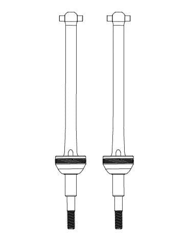 MJX CVD Driveshaft (2pcs) [10410] - Hobbytech Toys